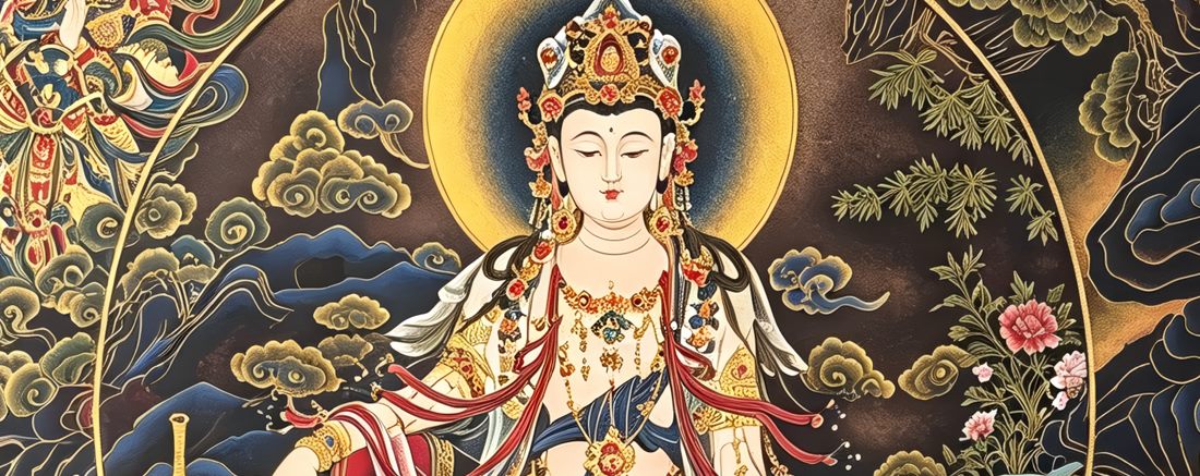 Water Moon Guanyin - detail 2