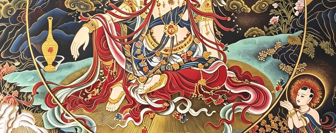 Water Moon Guanyin - detail 3