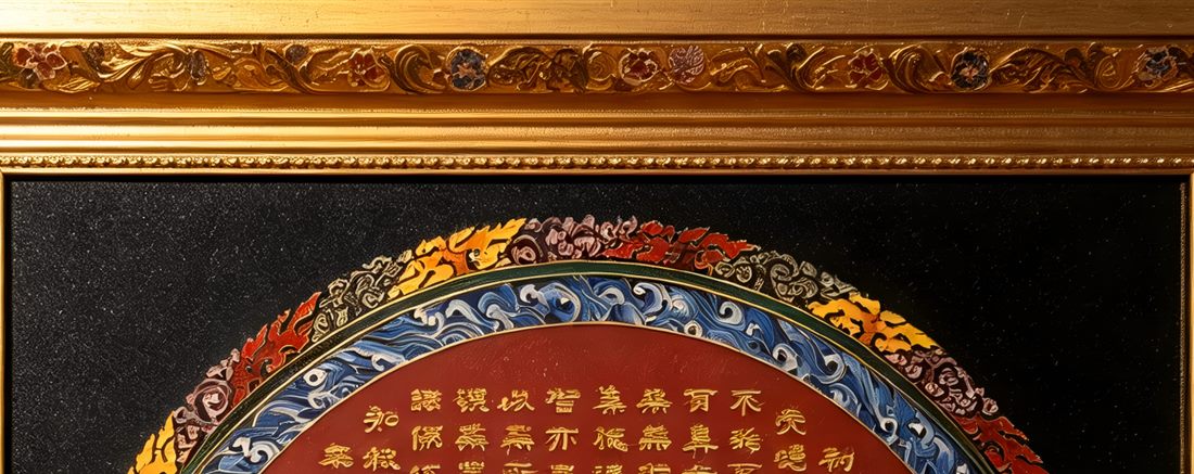 Heart Sutra - detail 1