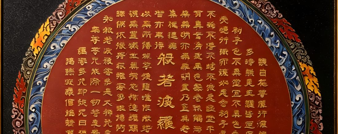 Heart Sutra - detail 2