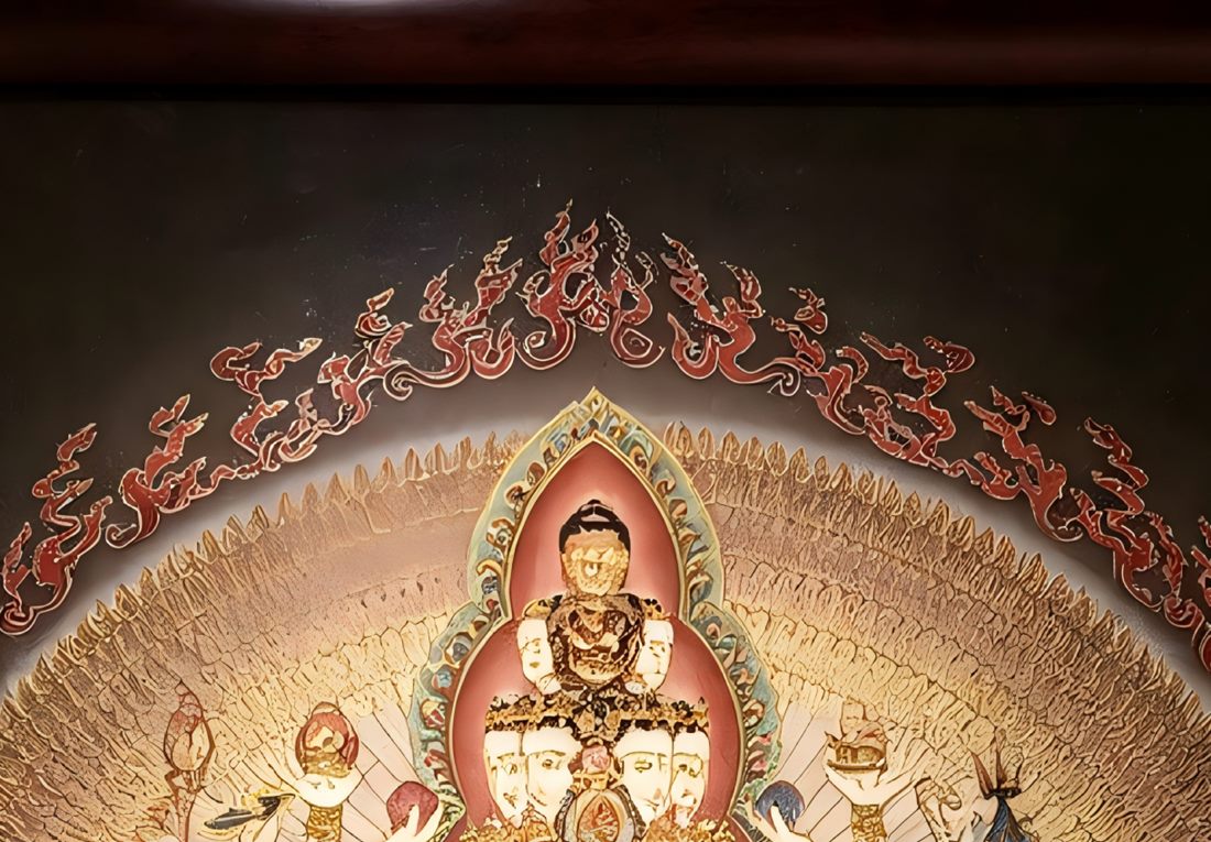 Thousand-Hand Avalokiteshvara - detail 1