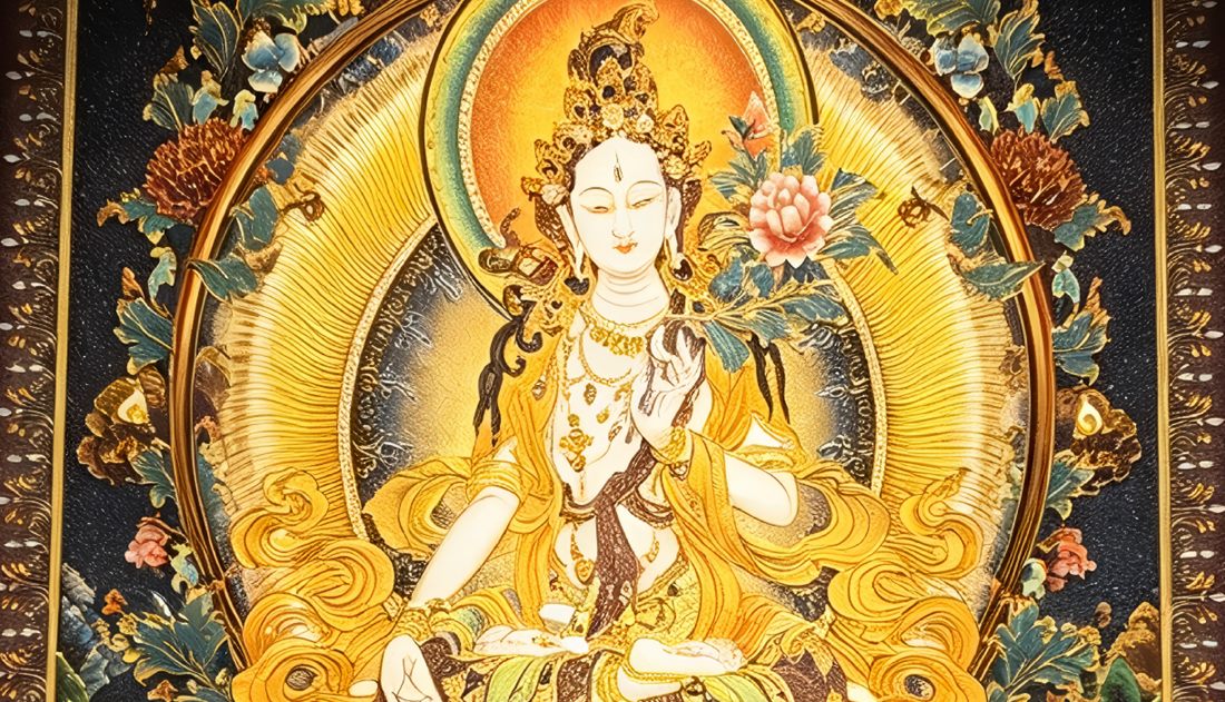 White Tara - detail 2