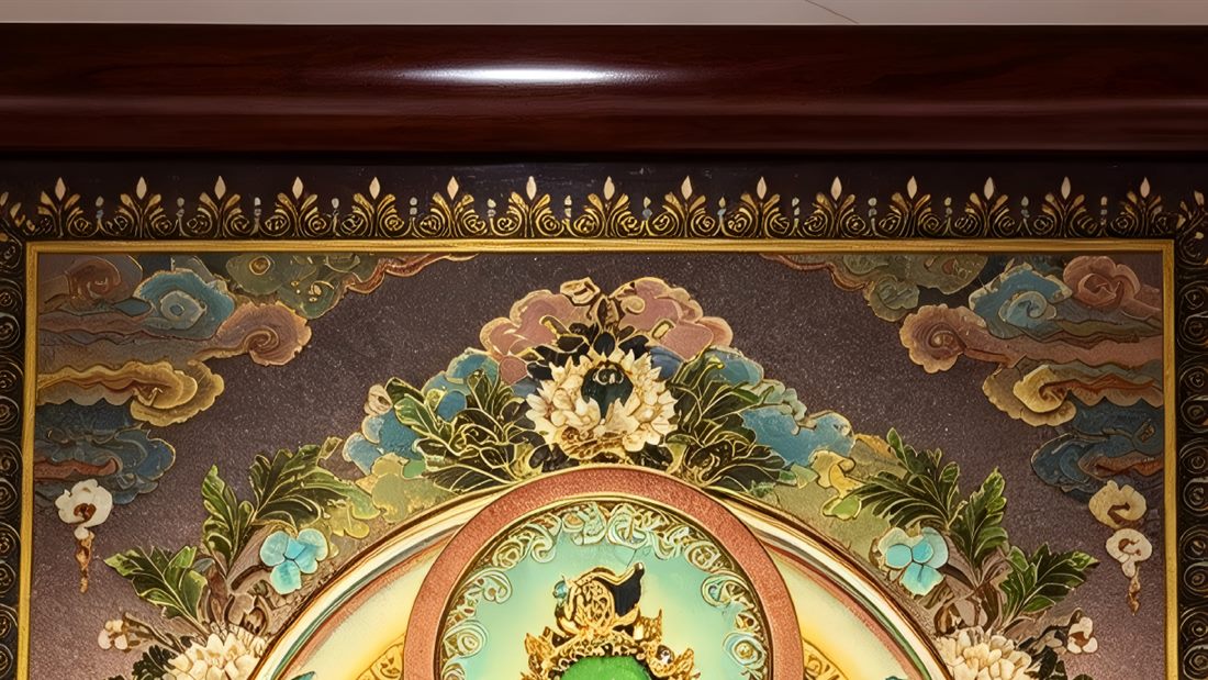 Green Tara - detail 1