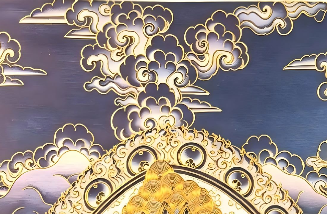 Blue Jambhala - detail 1