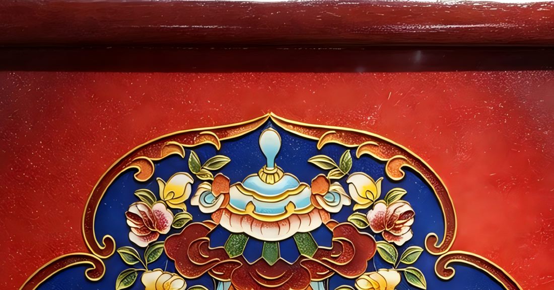 Eight Auspicious Symbols - detail 1