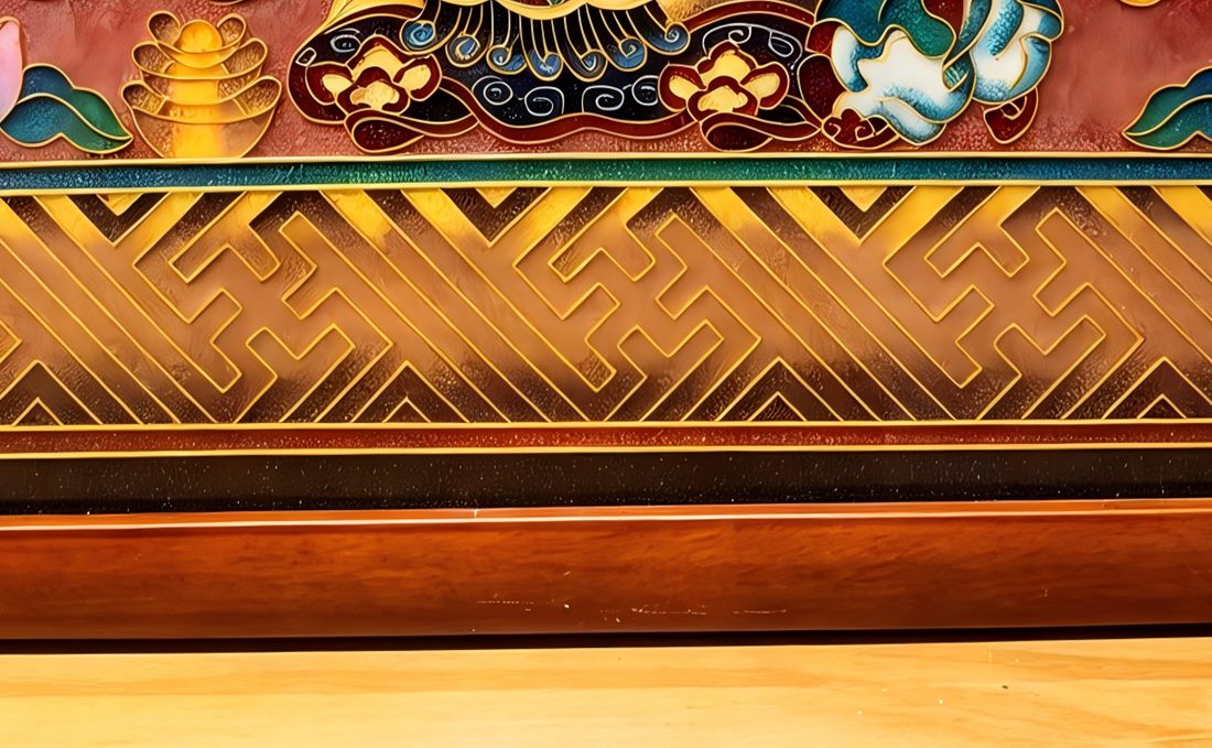 Wealth God Wen Caishen - detail 4