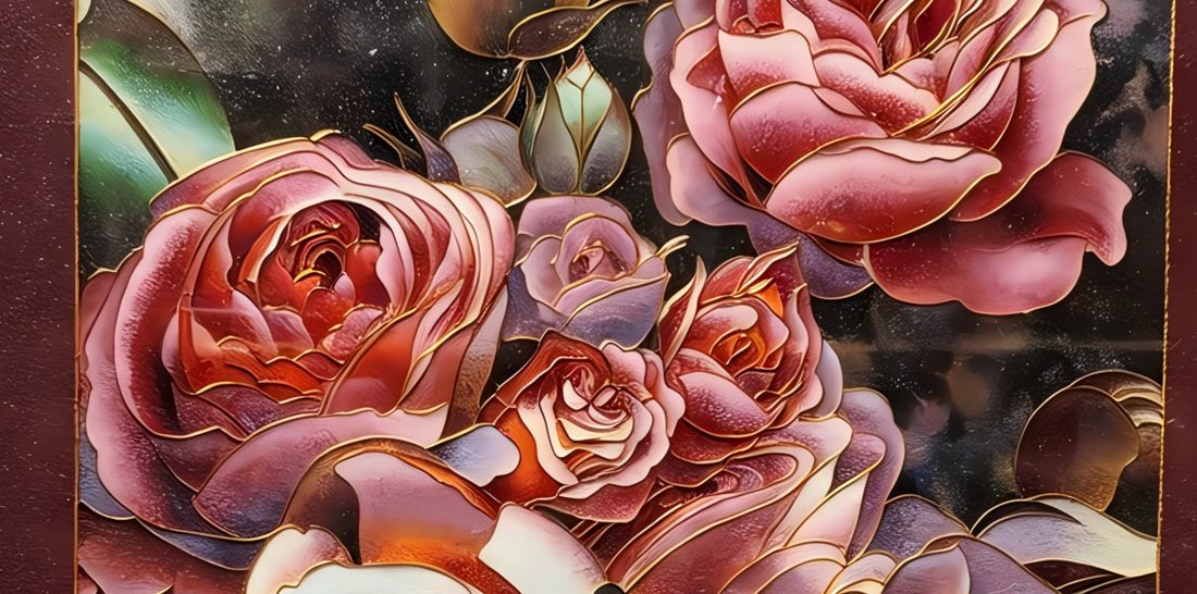 Peony Art - detail 2
