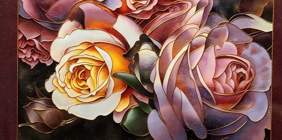 Peony Art - detail 3